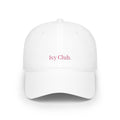 Low Profile Baseball Cap - Ivy Club Embroidered Red Hat