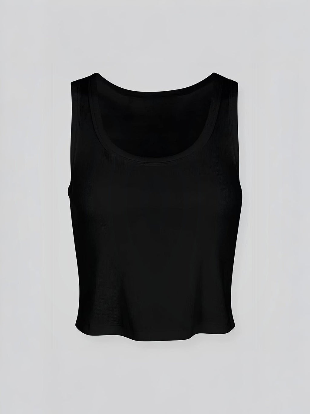 Cropped Classic Ribbed Tank